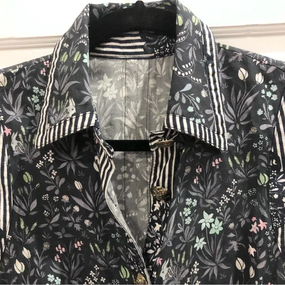 Open Ceremony floral button down dress - Picture 2 of 4